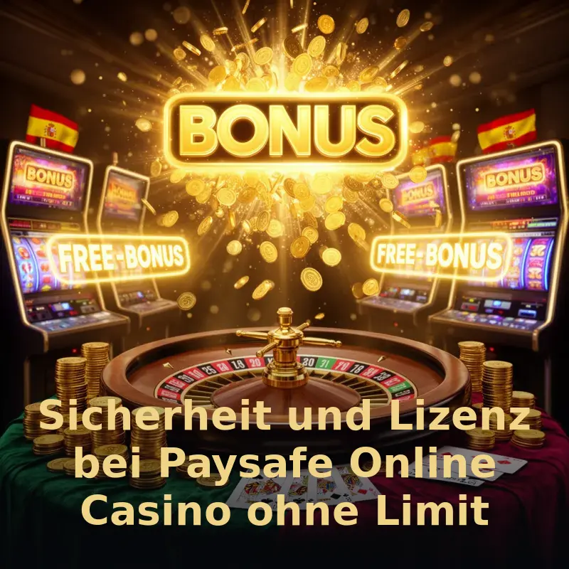 Sicherheit und Lizenz bei Paysafe Online Casino ohne Limit